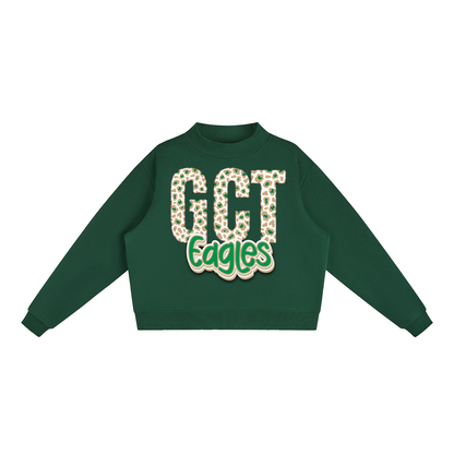 GCT.Eagles - Fleece Mock-Neck Crew Sweatshirt