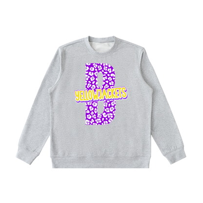 Essential Heavyweight Crewneck  Sweatshirt - Bay Yellowjackets "B"