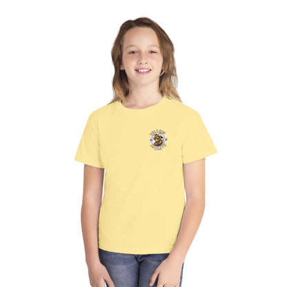 Youth — Yellow Jackets Mascot 2026 School Spirit Shirt. Comfort Colors