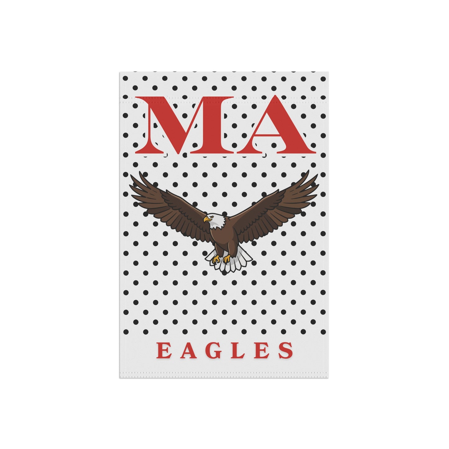 Eagles Yard Flag — Marvell Academy. Polka Dot Eagle House Banner
