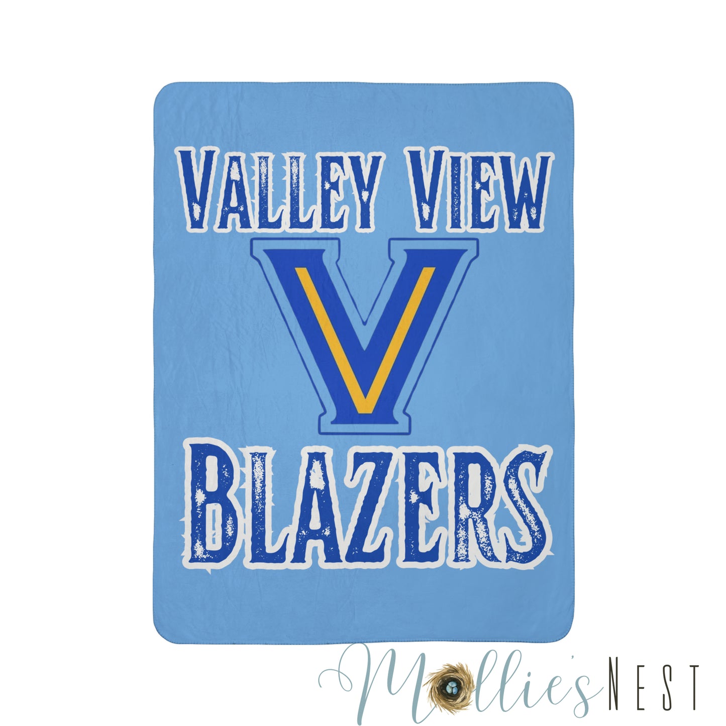 Valley View Fleece Sherpa Blanket