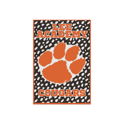 Lee Academy Cougar Yard Flag - Outdoor Home Decor
