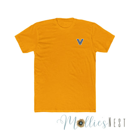 Valley View Football Unisex Cotton Crew Tee, Sports Tee, School Spirit Shirt, Game Day Apparel, Football Fan Wear