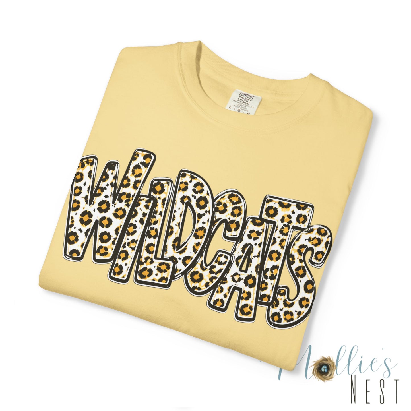 Trumann Wildcats Leopard Stacked Print T-Shirt - ADULT
