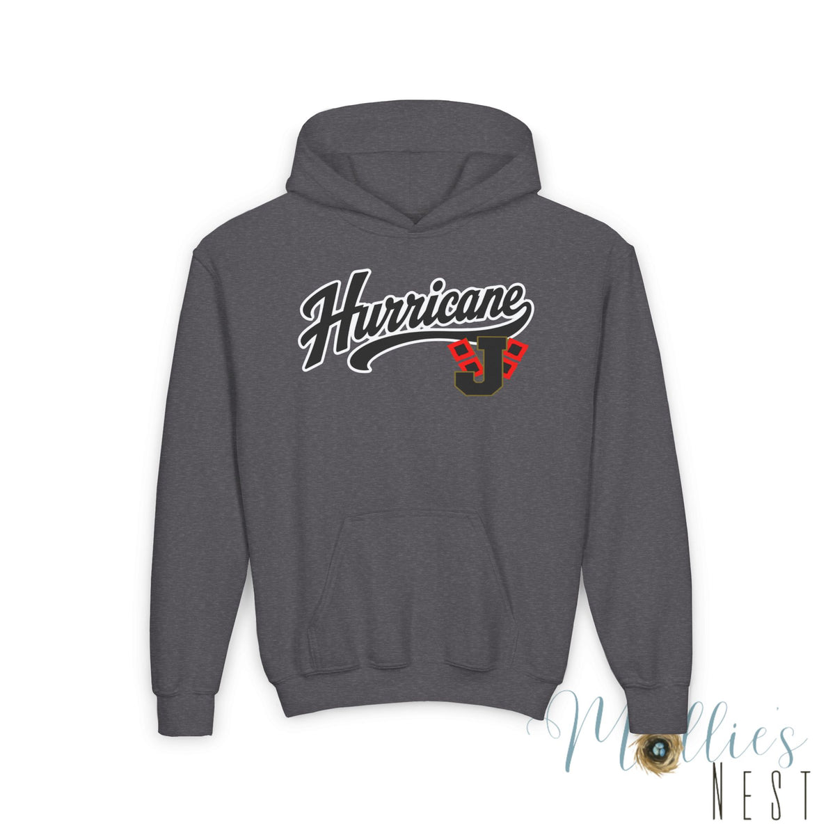 Youth Hoodie - 'Hurricane' Sports Logo Youth Hoodie