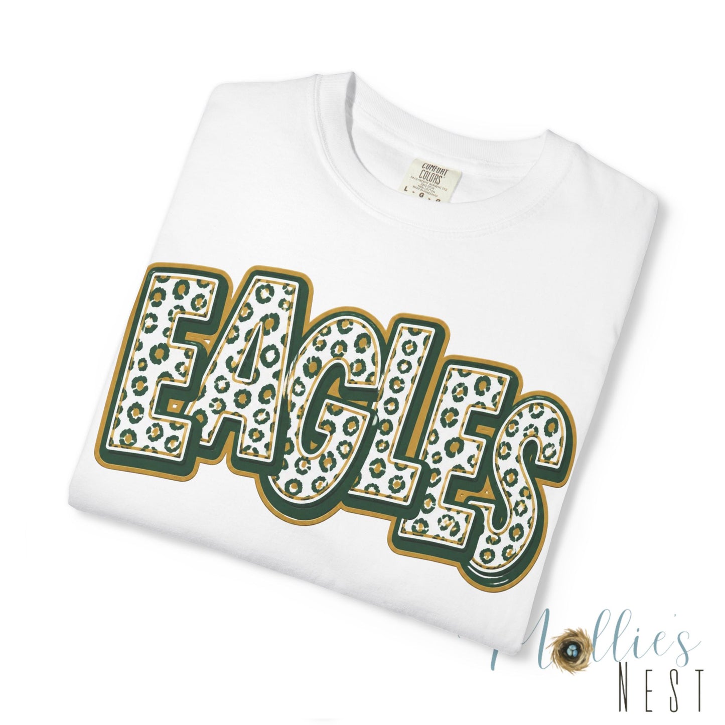 Greene County Tech. Eagles Leopard Print Graphic T-Shirt - ADULT