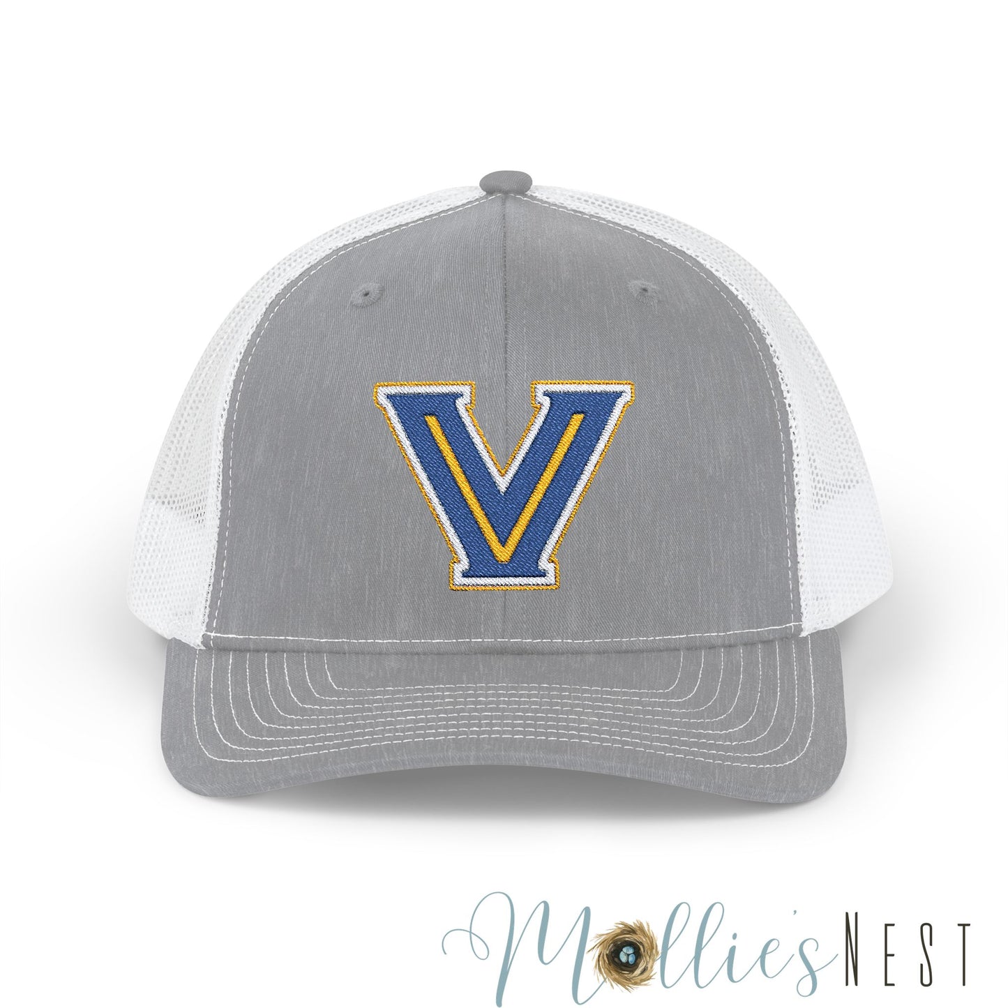 Valley View. Embroidered Snapback Trucker Cap