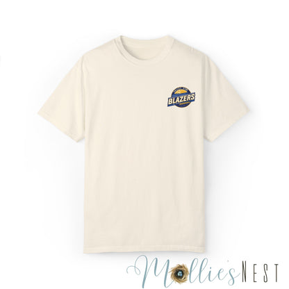 Unisex Garment-Dyed T-shirt. Valley View Blazers - CUSTOM Design. June 2025