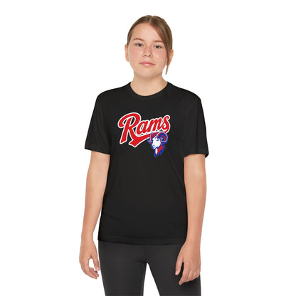 RAMS Youth Drifit — Paragould Rams Script Logo Team Shirt