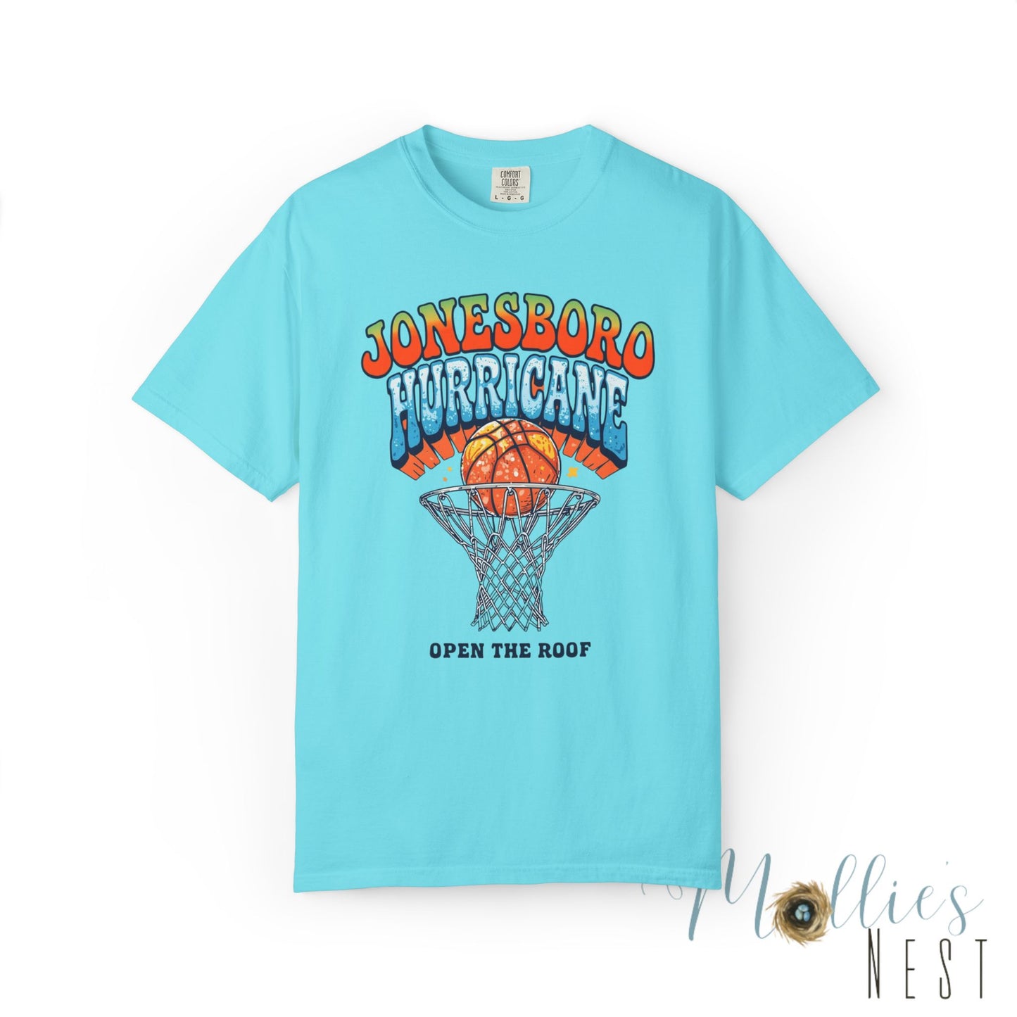Retro Basketball Unisex T-Shirt Jonesboro Hurricane. ADULT