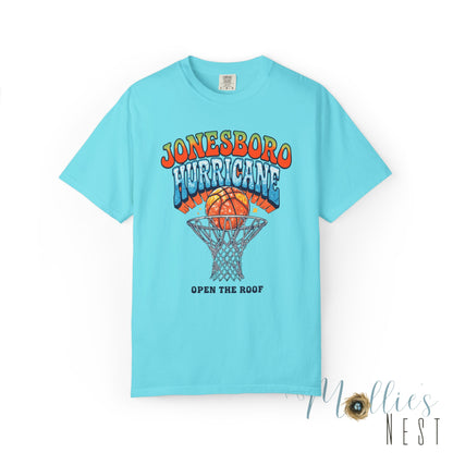 Retro Basketball Unisex T-Shirt Jonesboro Hurricane. ADULT