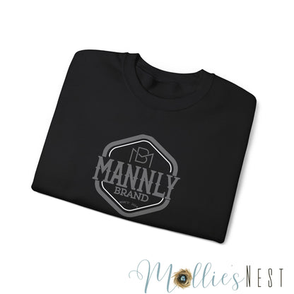 Unisex Heavy Blend™ Crewneck Sweatshirt. MANNLY BRAND