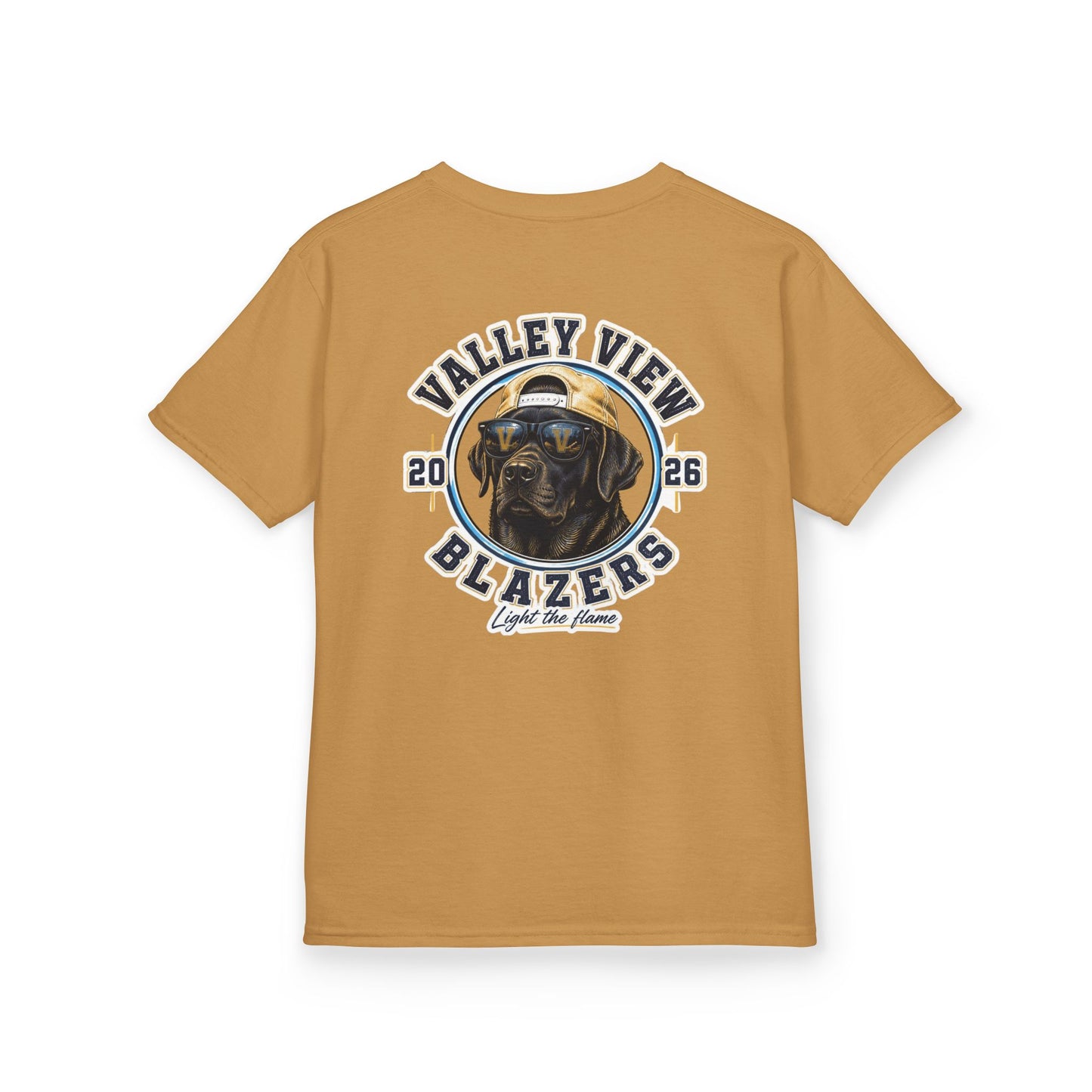 YOUTH.  Valley View Blazers Black Lab 2026 T-Shirt — Vintage Tee (2026)
