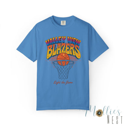 Retro Basketball T-Shirt | Valley View Blazers ADULT