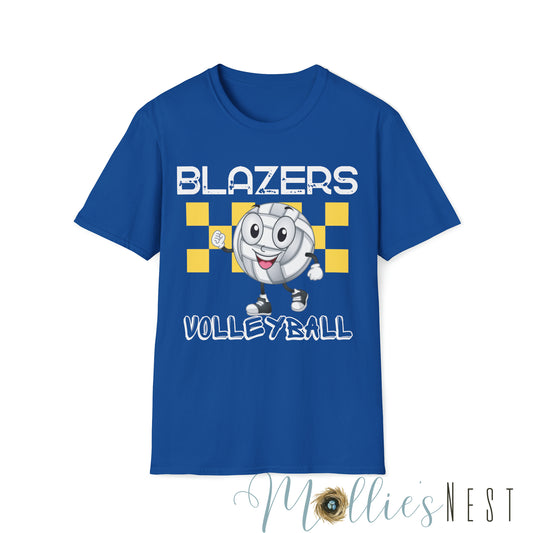 Blazers. Volleyball  Softstyle T-Shirt