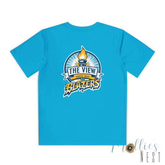 DRIFIT. YOUTH Blazers 'The View' Performance Tee — Moisture-Wicking Athletic Shirt
