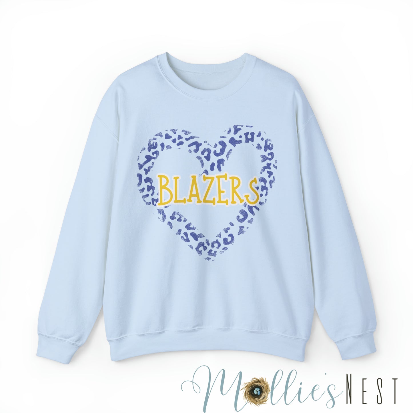 Blazer Heart Heavy Blend™ Crewneck Sweatshirt