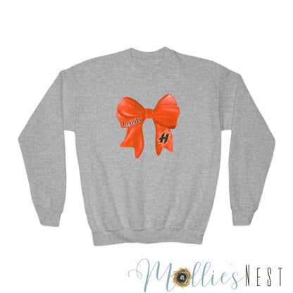 YOUTH. Harrisburg Hornet Bow Sweatshirt