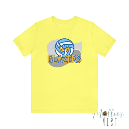 Blazer Volleyball Unisex Jersey Short Sleeve Tee