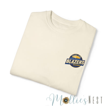 Unisex Garment-Dyed T-shirt. Valley View Blazers - CUSTOM Design. June 2025