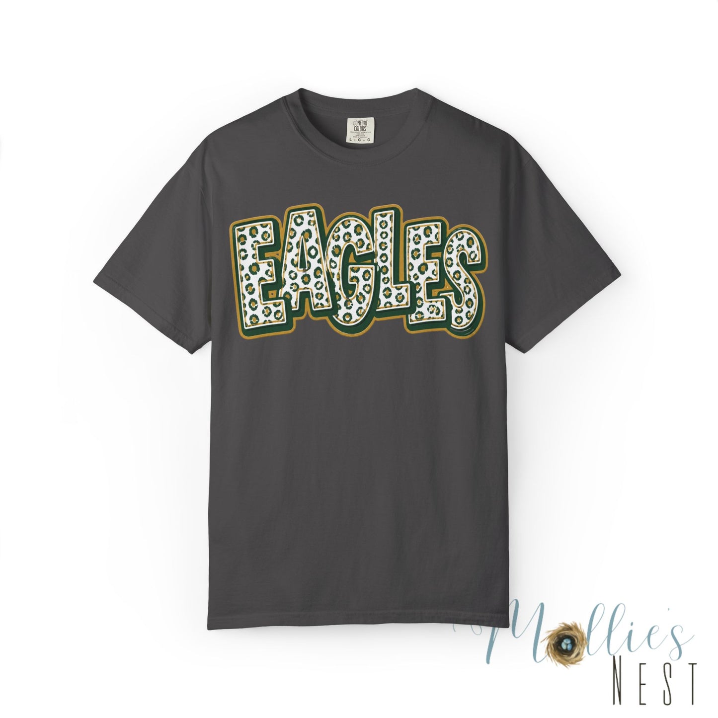 Greene County Tech. Eagles Leopard Print Graphic T-Shirt - ADULT