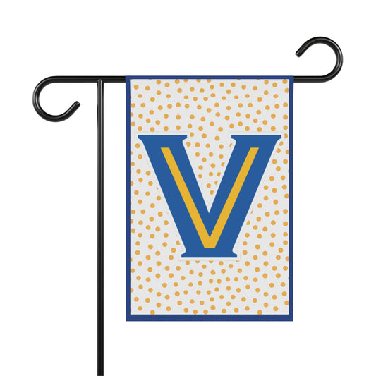 Valley View Yard Flag - yellow/blue Outdoor Home Decor