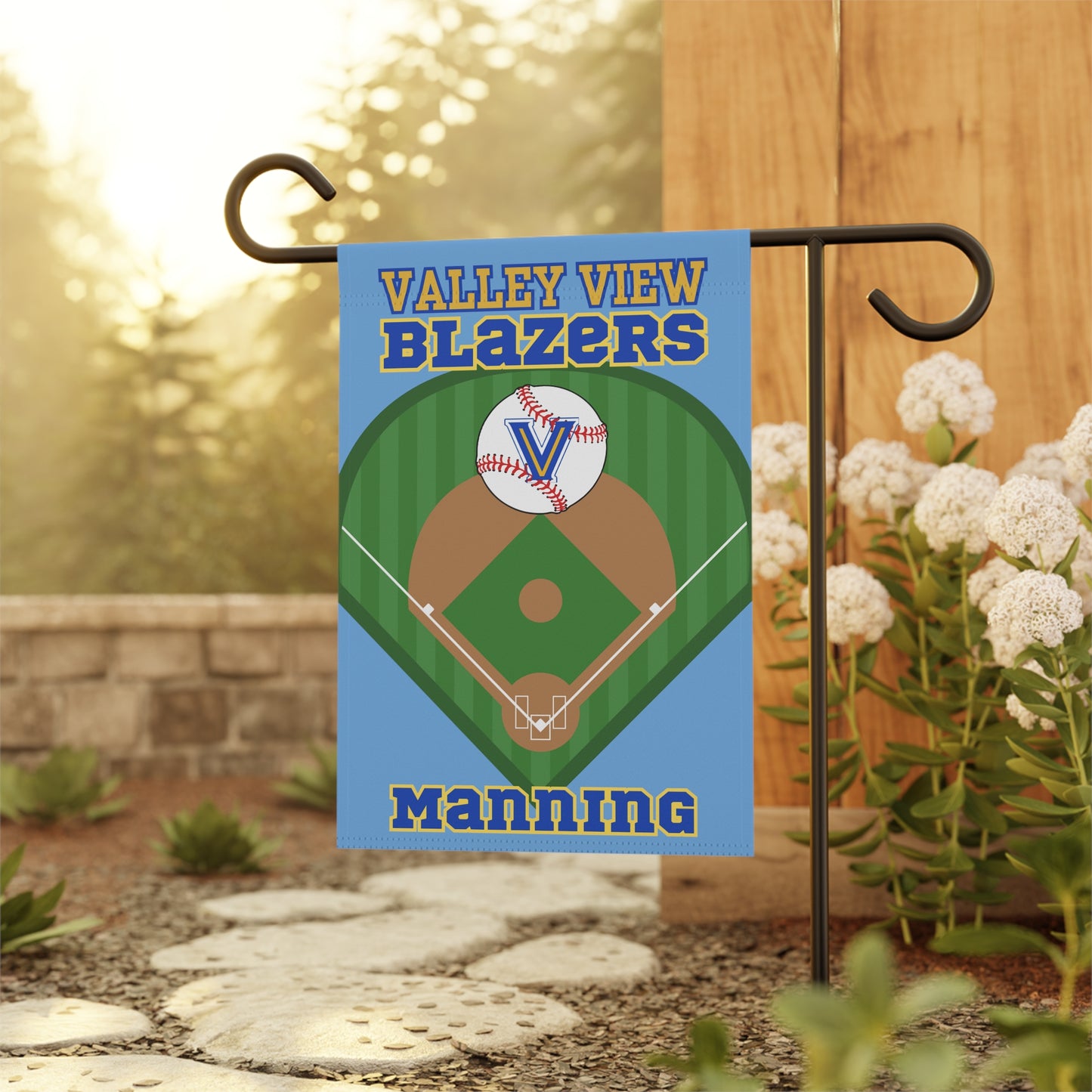 Blazers. Baseball Garden & House Banner