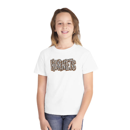 Youth Harrisburg Hornets Leopard Print Graphic Kids T‑Shirt