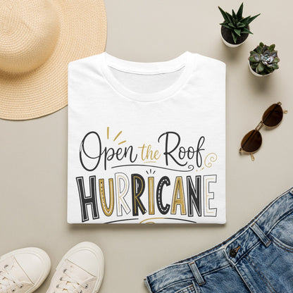 Jonesboro Hurricane Adult T-Shirt - "Open the Roof" Casual Graphic Tee