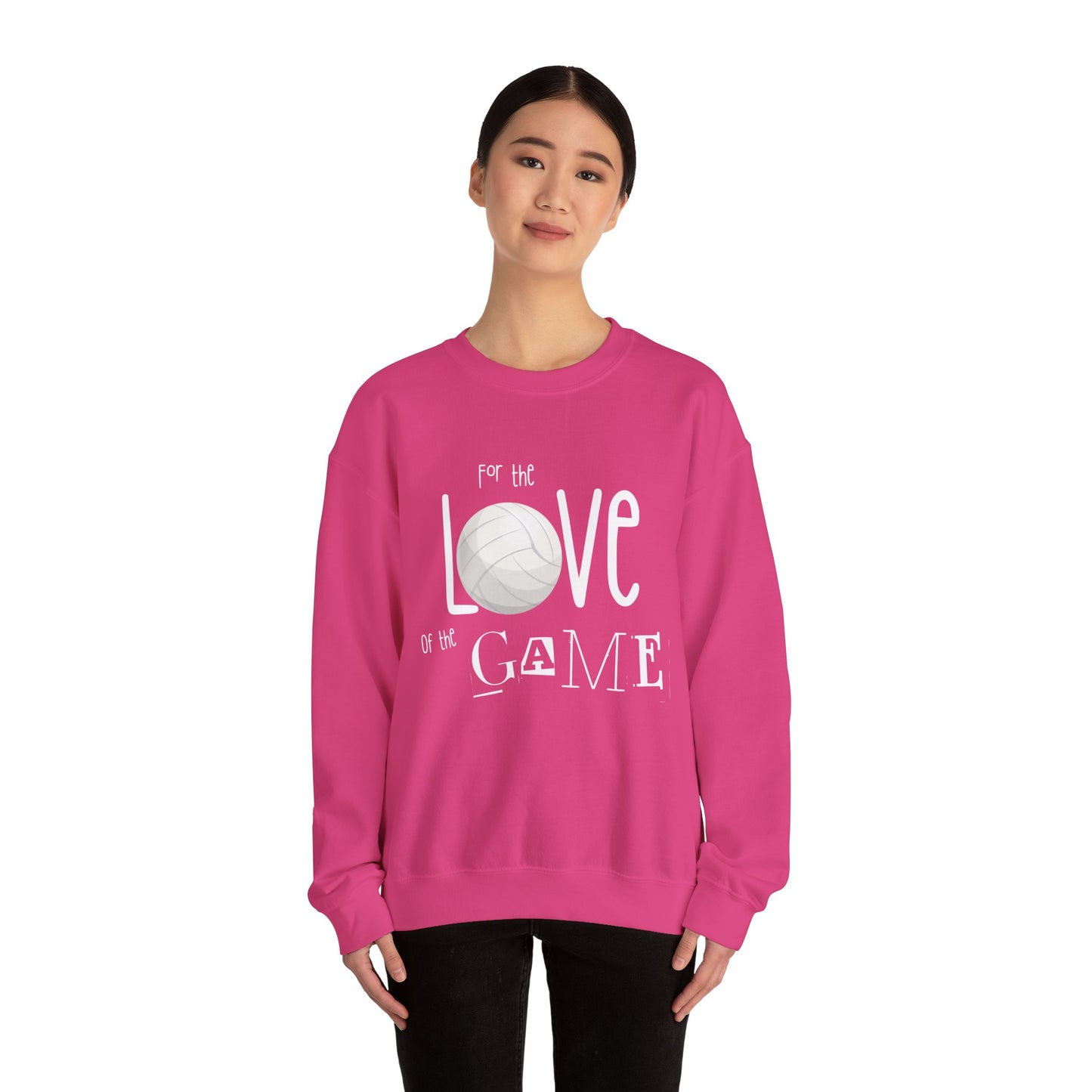 Love of the game Volleyball Heavy Blend™ Crewneck Sweatshirt