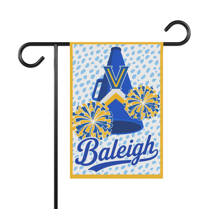 Personalized Megaphone Garden Flag – Personalized 'Baleigh' School Spirit Banner
