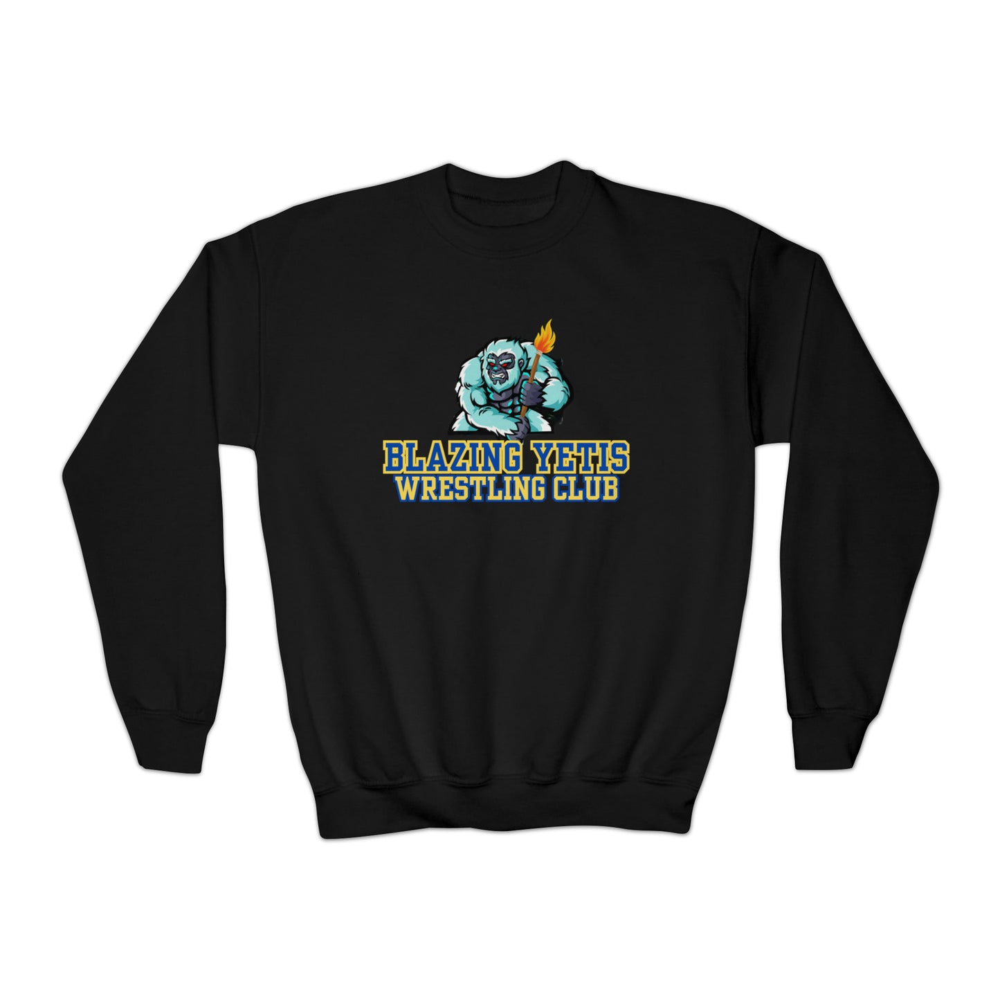 Youth Crewneck Sweatshirt Blazing Yetis