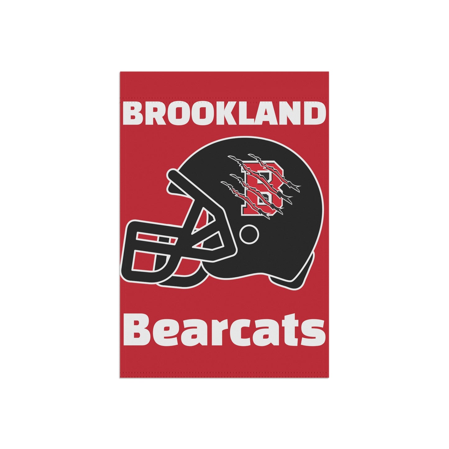 Brookland. Football Helmet Garden & House Banner