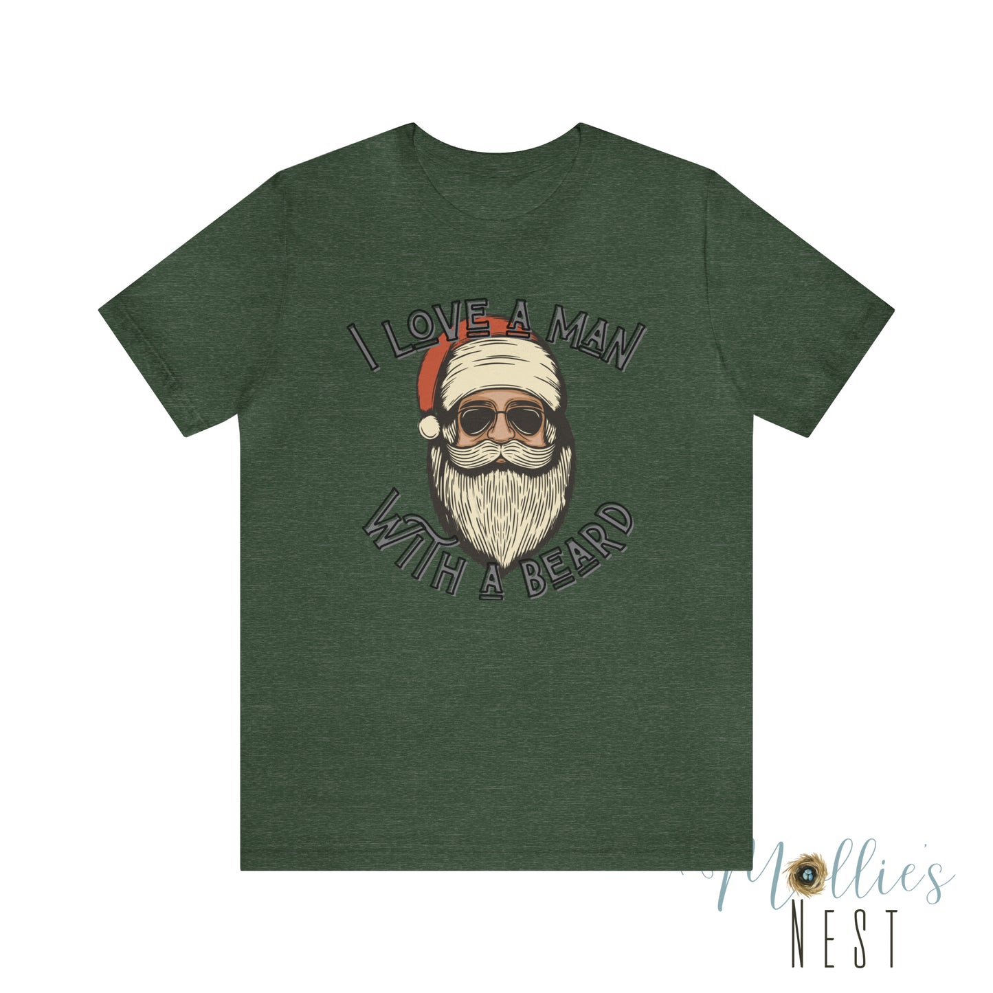 Santa Beard Unisex Jersey Short Sleeve Tee