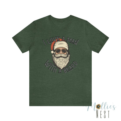 Santa Beard Unisex Jersey Short Sleeve Tee