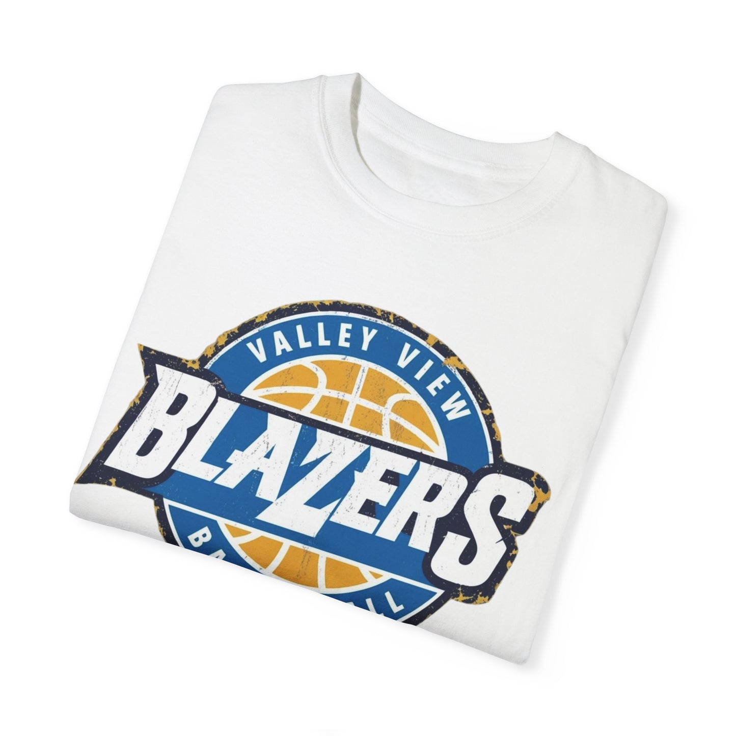 Unisex Garment-Dyed T-shirt. Valley View Blazers Basketball