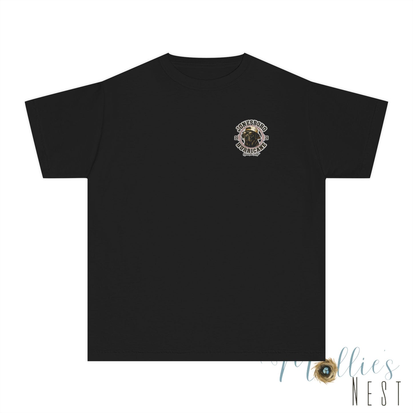 YOUTH. Jonesboro Hurricane Black Lab Dog Graphic T-Shirt - 2026