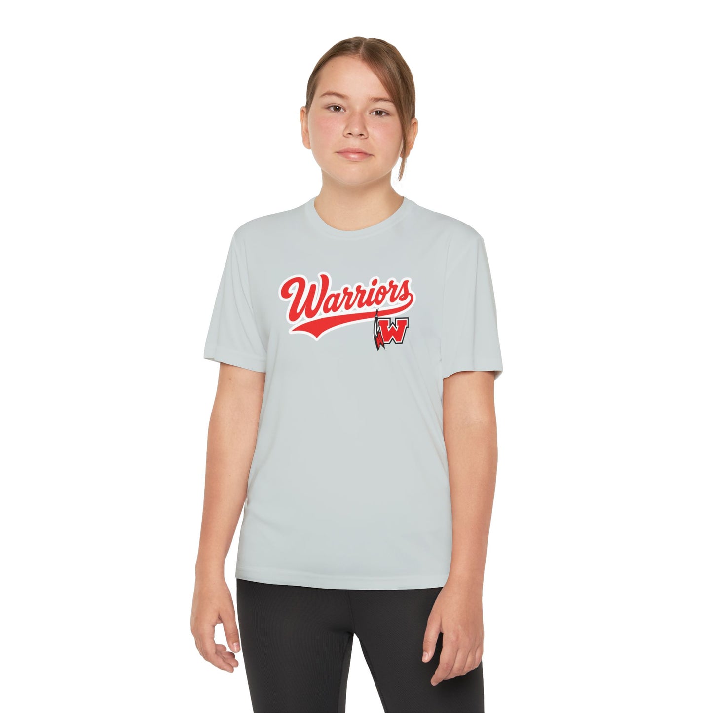 Westside. Warriors Youth Drifit — Script Logo Team Shirt