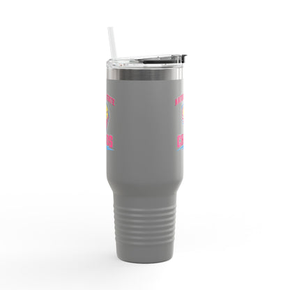 Insulated Travel Mug — 'Natural State Chaos' 40oz Stainless Tumbler