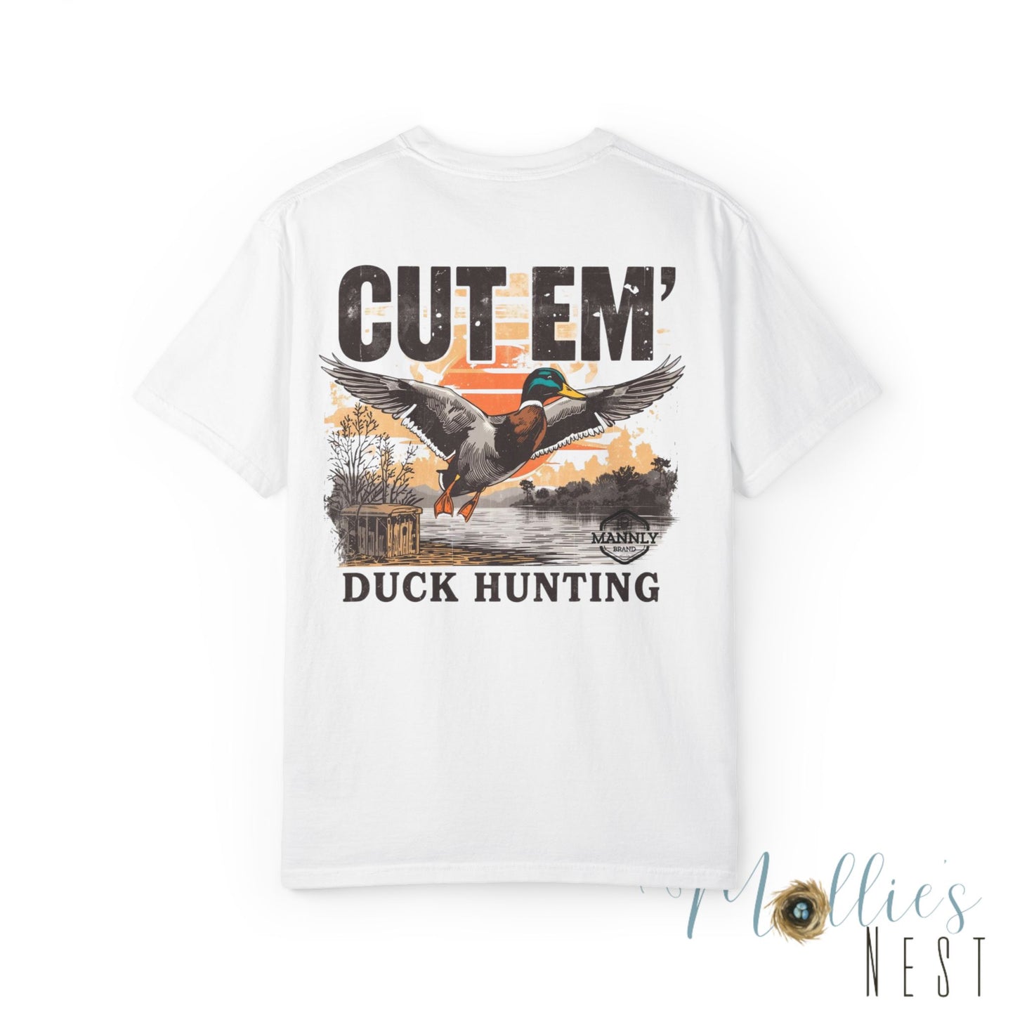 Duck Hunting T-Shirt — "Cut Em'" Mallard Graphic Tee
