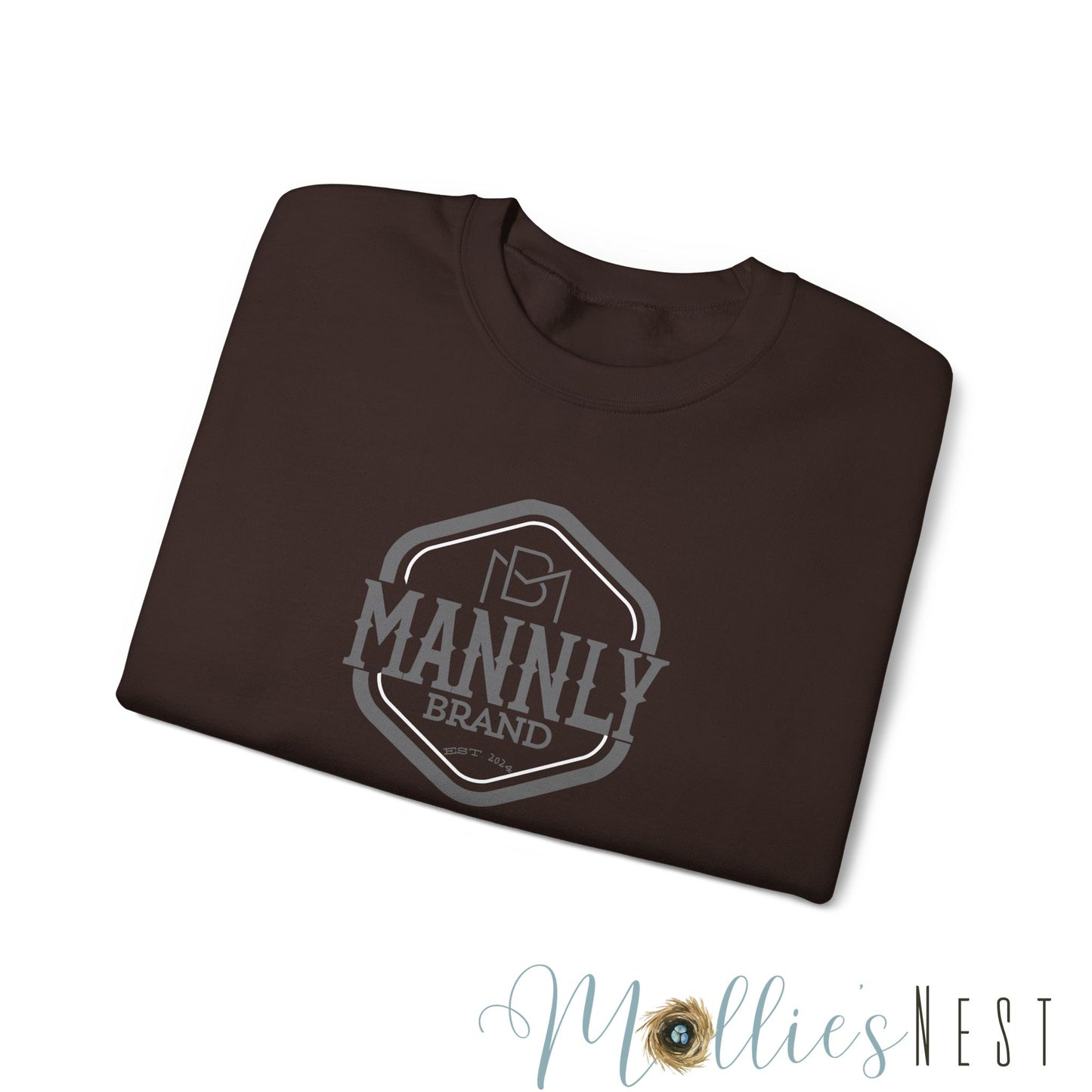 Unisex Heavy Blend™ Crewneck Sweatshirt. MANNLY BRAND