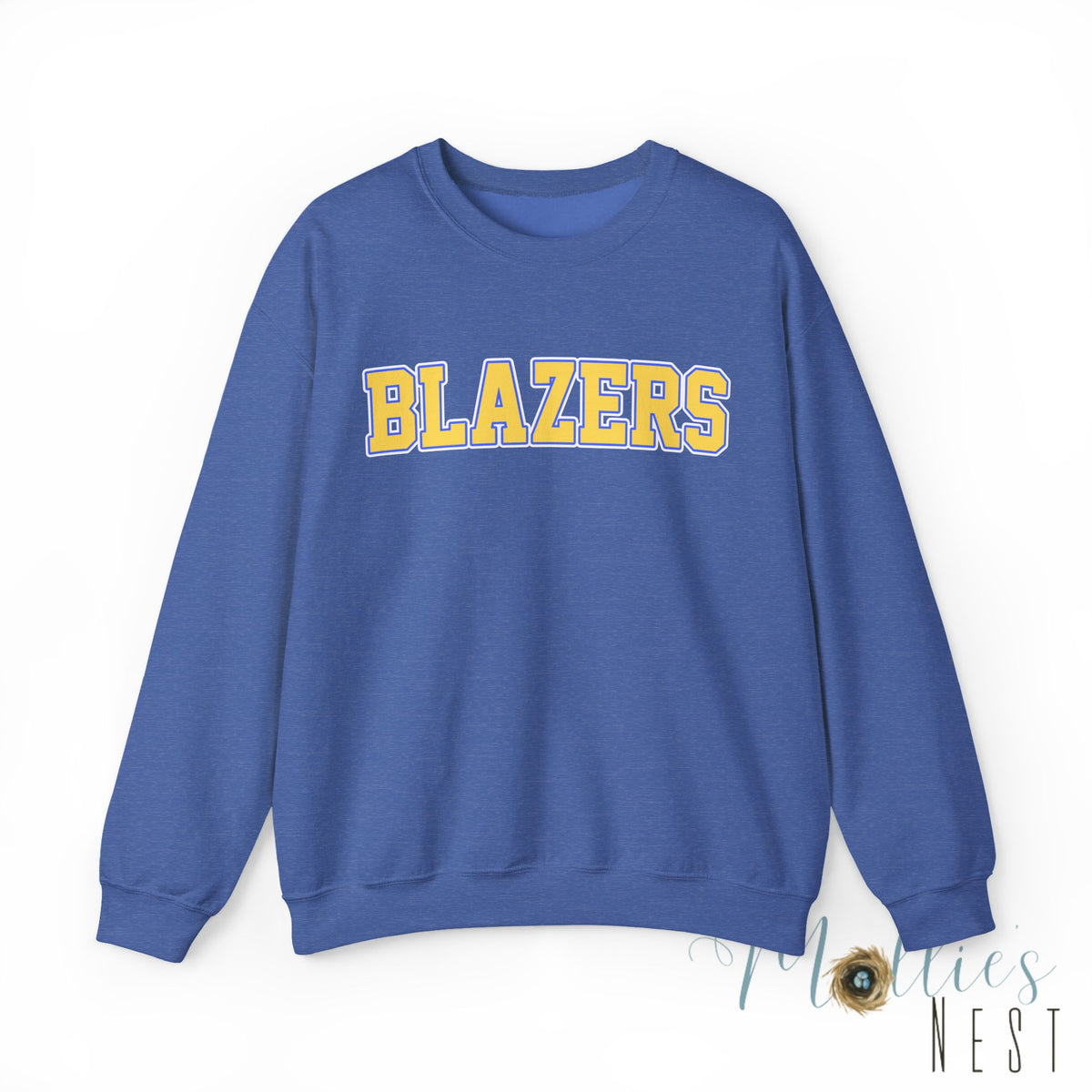 Adult. Blazers Classic. Spirit Crewneck Sweatshirt