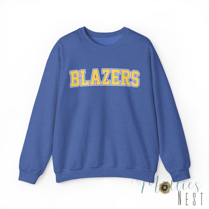 Adult. Blazers Classic. Spirit Crewneck Sweatshirt