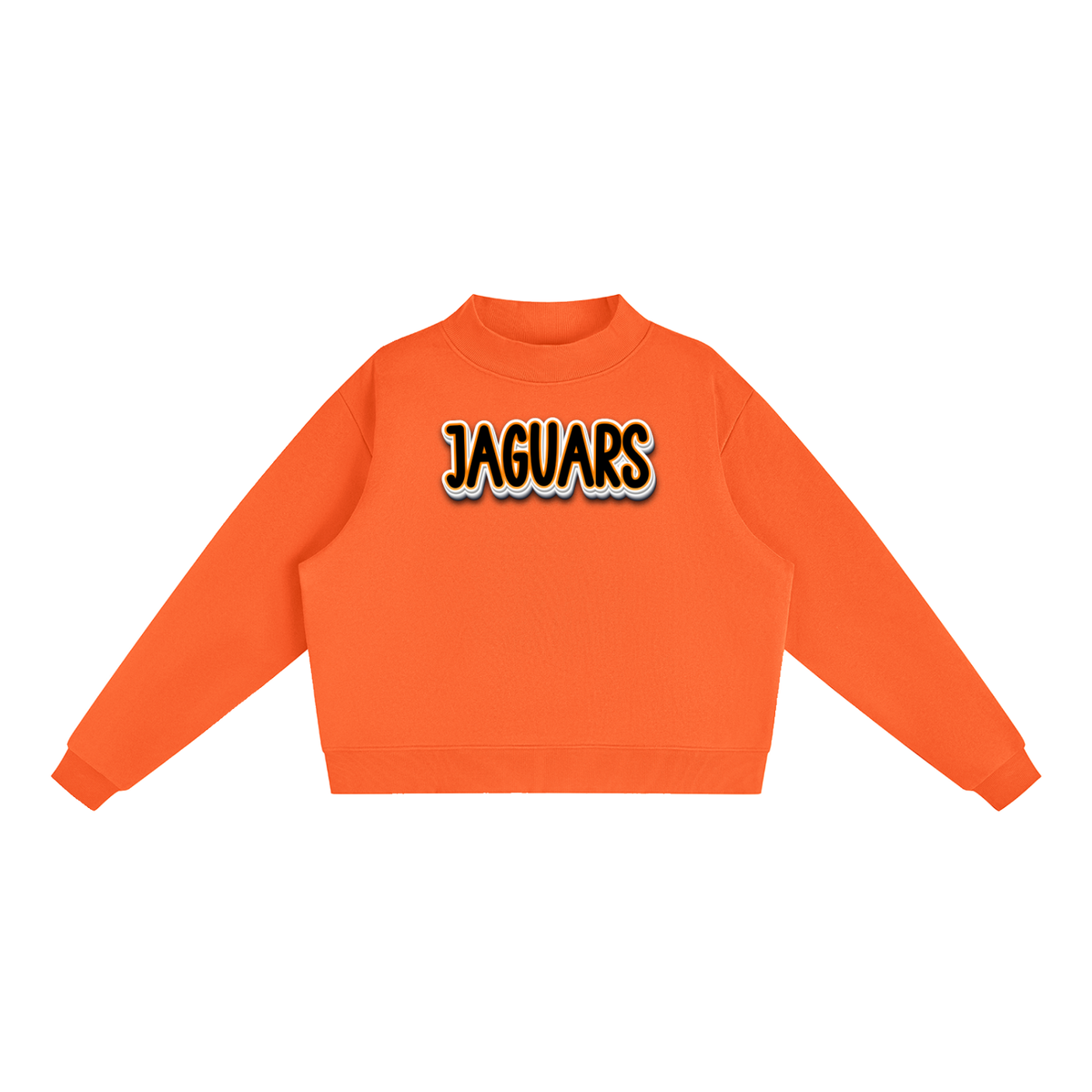 McCrory Jaguars.  Fleece Mock-Neck Crew Sweatshirt