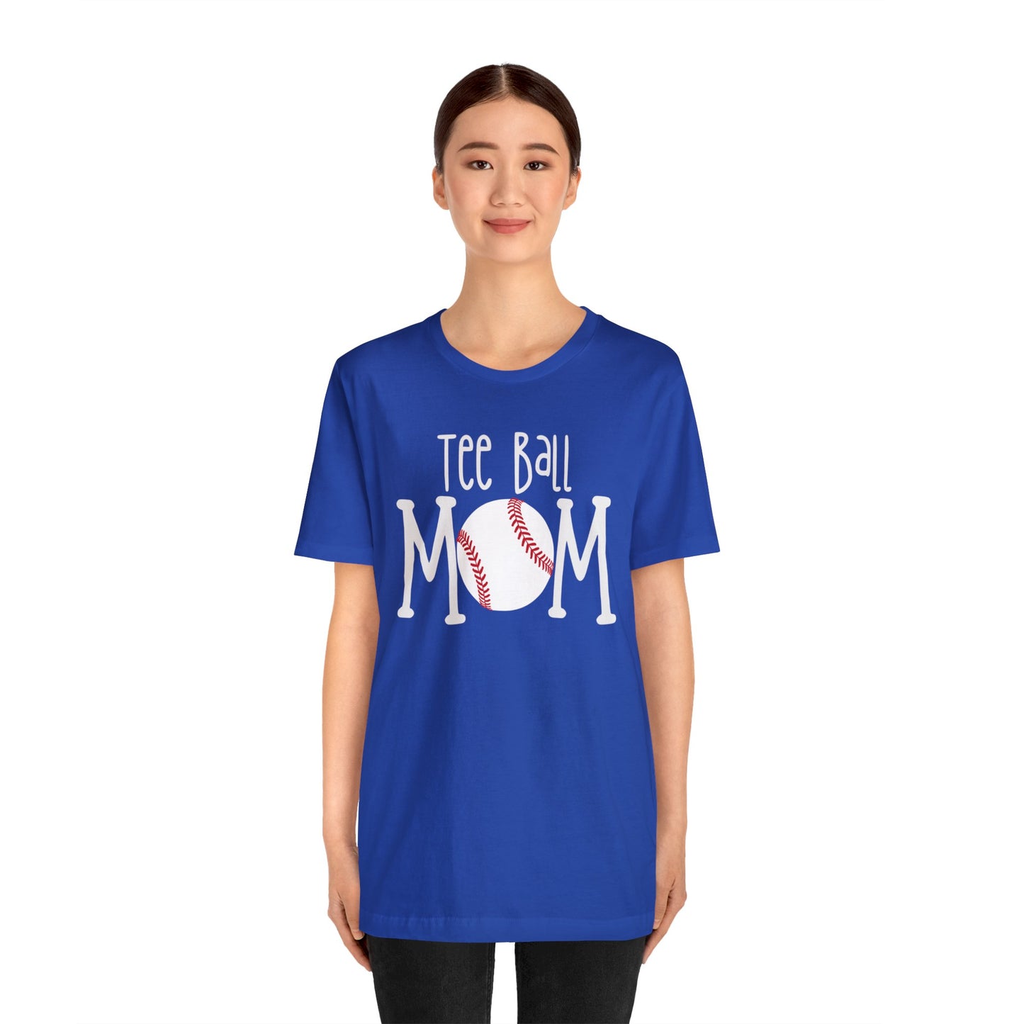 Tee Ball Mom Short Sleeve Shirt