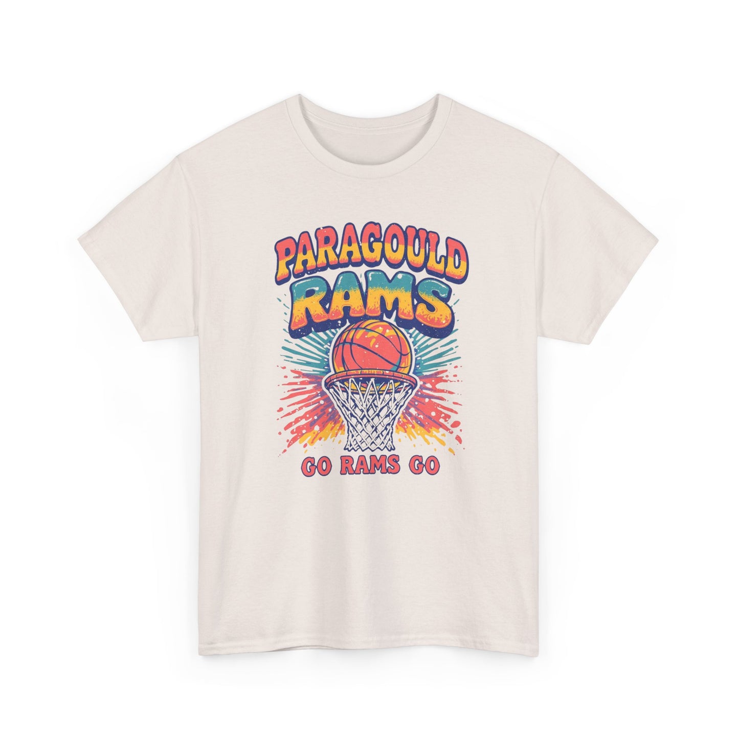 Paragould Rams. Retro Basketball Shirt. ADULT Sizes