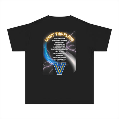 Valley View Blazers Youth Football Tee — "Light the Flame" Team Shirt.2026Schedule