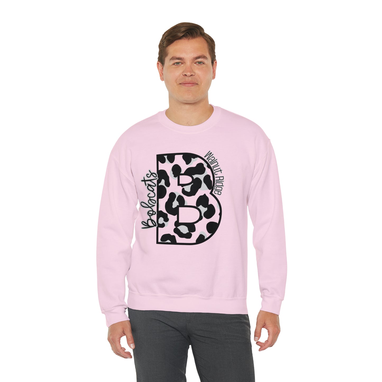 Bobcats Leopard Heavy Blend™ Crewneck Sweatshirt