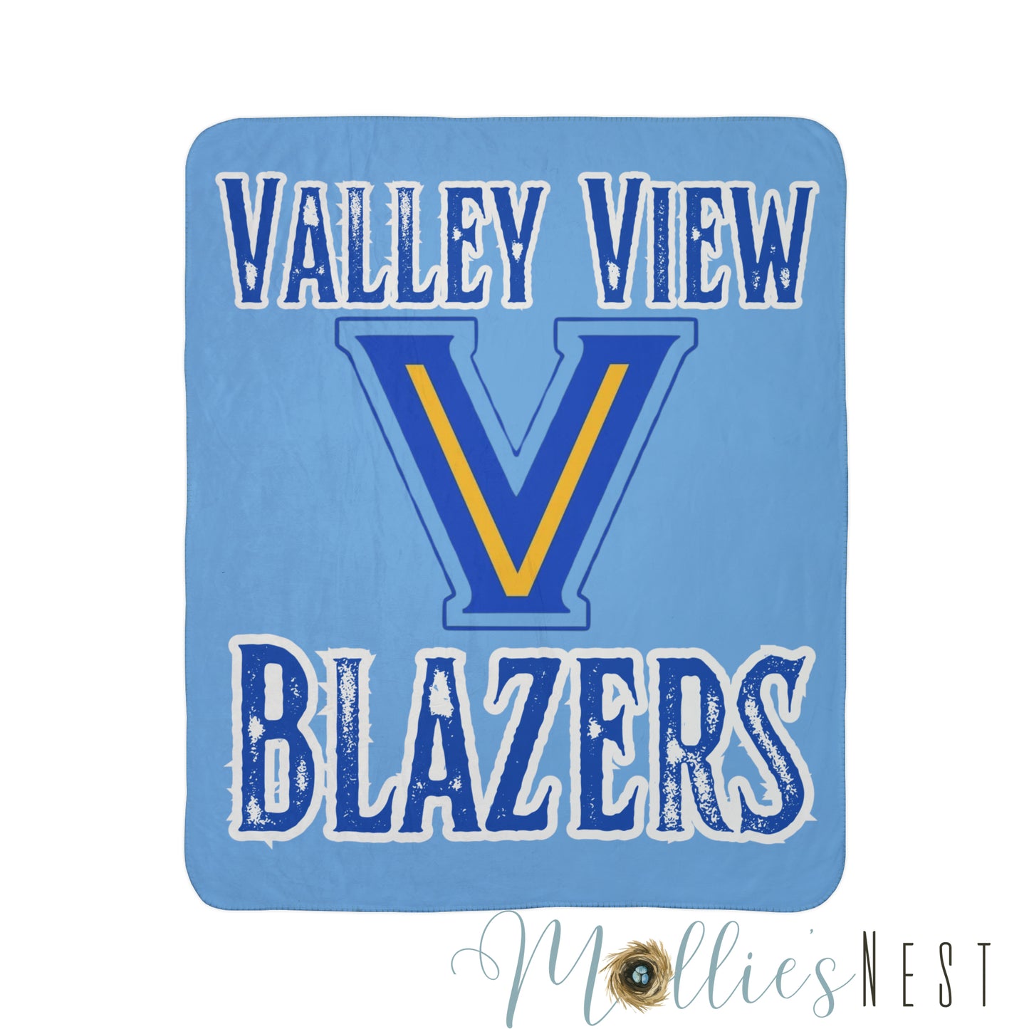 Valley View Fleece Sherpa Blanket