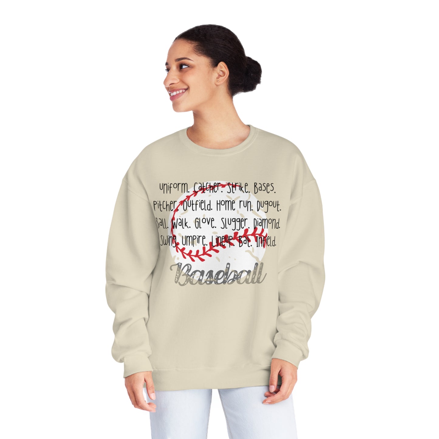 Baseball NuBlend® Crewneck Sweatshirt